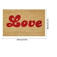 thumbnail image 6 of Valentine's Day Coir Doormat Outdoor Indoor XOXO Love Hearts Welcome Door Mat Valentine's Day Rug Front Door Mat for Porch Decor Gifts, 23.6x15.7 Inch, 6 of 9