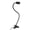 Black, variant on M Buder Black Edition Eyelash Extensions UV Lamp Clip On Gooseneck Curing Light with Foot Pedal Control Fast Drying Professional Tool for Lash and Nail Salon (EU Plug 110-240V / 7.87 inches)