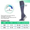 thumbnail image 5 of 6 Pairs Medical Sport Compression Socks - 15-20mmhg Graduated Knee-High Support for Men & Women, Ideal for Soccer, Running, and Nurses, 5 of 7