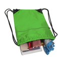 thumbnail image 4 of Travel Nylon Drawstring Bag Sack Beach Gym Backpack gym bag sack pack Shoes Bags Light Green, 4 of 9