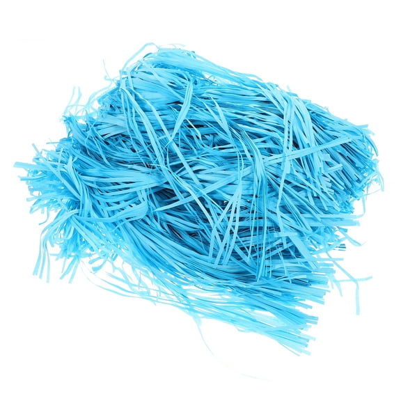 Sky-blue Tissue Paper Filler for Daily Use Multi-Use Box Filling Shreds 1 Bag