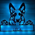 thumbnail image 2 of Handmadetneonsign Shepherd Dog Metal Wall Art Light, Pet Dog Animal Metal Sign Wall Decor, Home Metal Decor, 2 of 5