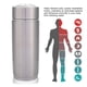 thumbnail image 1 of Botella de agua alcalina de acero inoxidable portátil Nano Balance Bio Energy Lonizer Cup Flask (Plata) Unbranded JY11829-03, 1 of 7