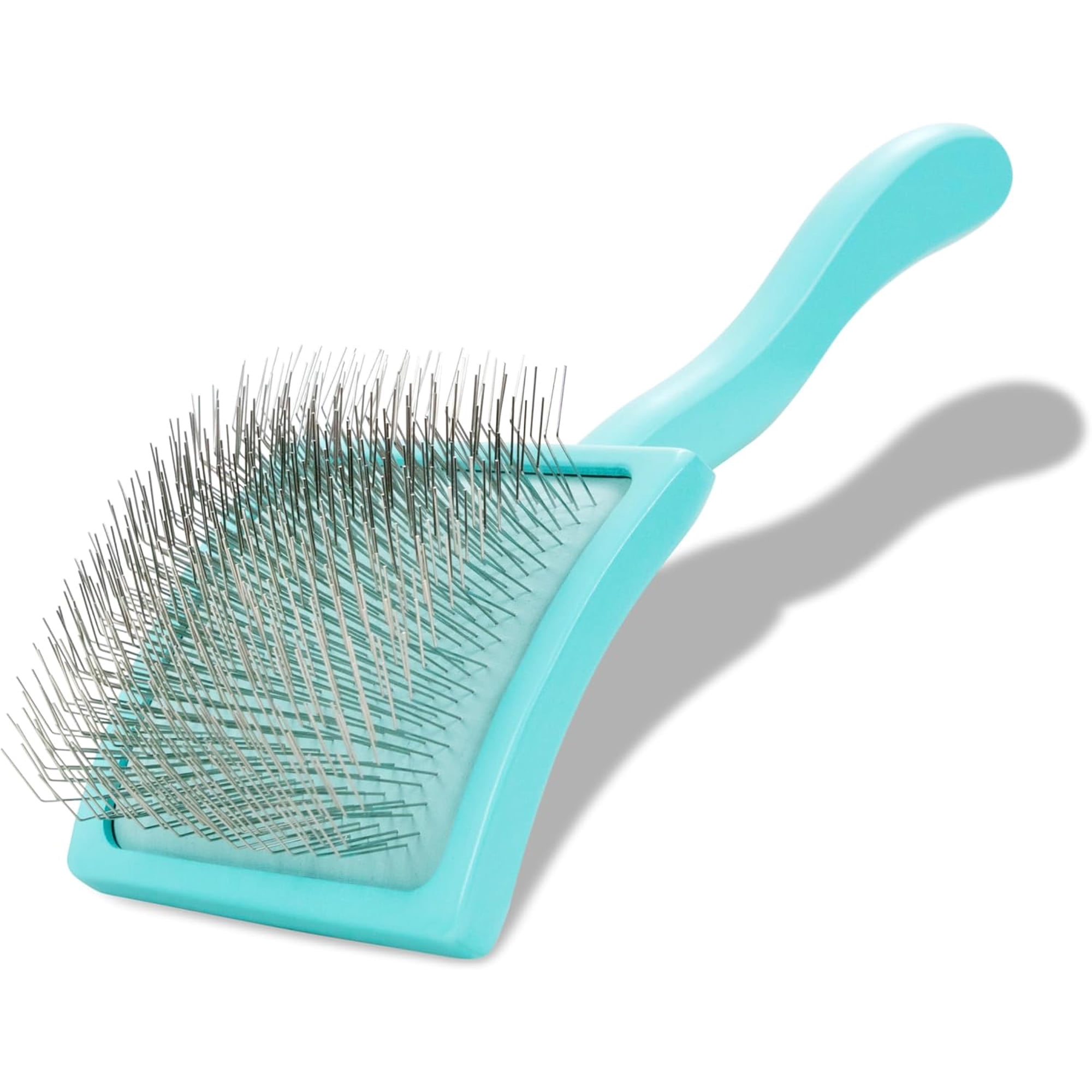 Large Dog Slicker Brush, Professional Pet Grooming Brush for Dogs with Long Pins, Detangling & Deshedding Brush for Goldendoodles, Labradoodles, Poodles and Long-Haired Breeds, Fluffing Grooming Tool