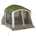 thumbnail image 3 of Wenzel Klondike 16x11' 8 Person Outdoor Camping Tent w/ Screen Room, Green, 3 of 10