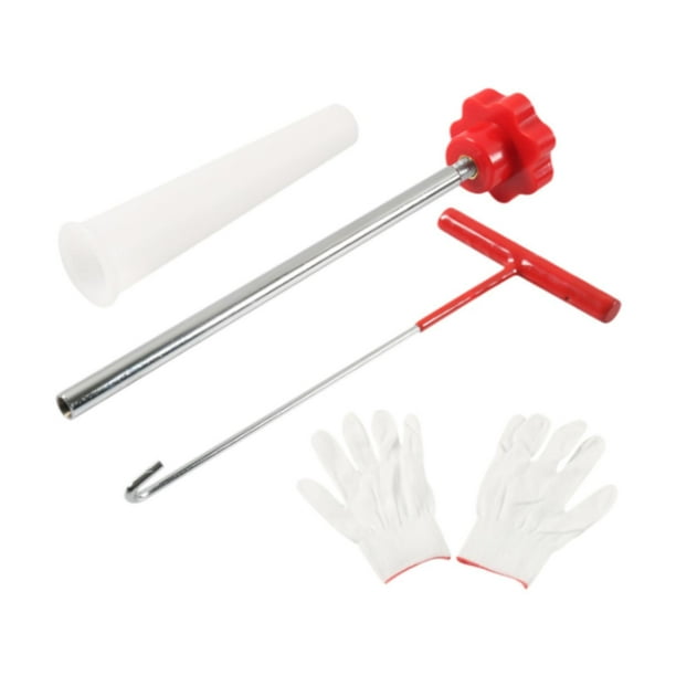 Kit de herramientas de cambio rápido para válvula de neumático, extractor de vástago de válvula, herramienta de extracción, reemplazo para Rojo 4 Piezas