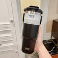 thumbnail image 3 of 900ML Tyeso Stainless Steel Coffee Cup Cold And Hot Double-layer Insulated Cup Tumbler Thermo Water Bottle Car Travel Mug, 3 of 5