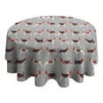 thumbnail image 4 of Animal Beagle Cute Dog Round Tablecloth 60"x60",Wrinkle Wipeable Table Cloth for Kitchen Dining Room Picnic Patio Party, 4 of 6