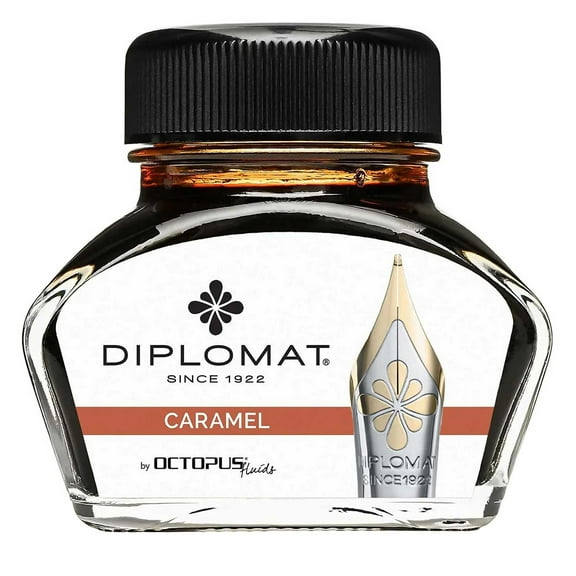 Diplomat Ink Bottle - Caramel