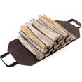 thumbnail image 2 of Canvas Firewood Wood Carrier Bag Wooden Canvas Bag, 2 of 3