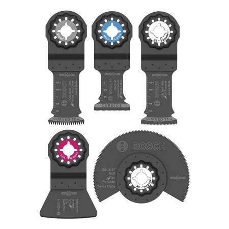 Bosch OSL005C Starlock Oscillating Multipurpose Multi-Tool Accessory Blade Set