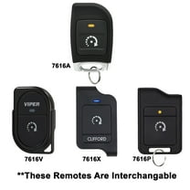 Viper Reliable Automotive Keys & Remotes, Black