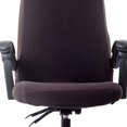 thumbnail image 3 of Housses de Chaise de Bureau Imprimées, Housse de Chaise d'Ordinateur Extensible Housses de Chaise Boss Universelles Style Simplisme Moderne Housse de Chaise Dossier Haut (Café, Grand), 3 of 7