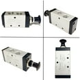 thumbnail image 2 of AOMAG Air Hand Lever Operated Pneumatic Solenoid Valves Manual Control Push Pull, 2 of 7