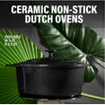 thumbnail image 6 of Granite Stone 5Qt Dutch Oven Ultra Nonstick Mineral & Diamond Coating Dutch Oven, Black, 6 of 9