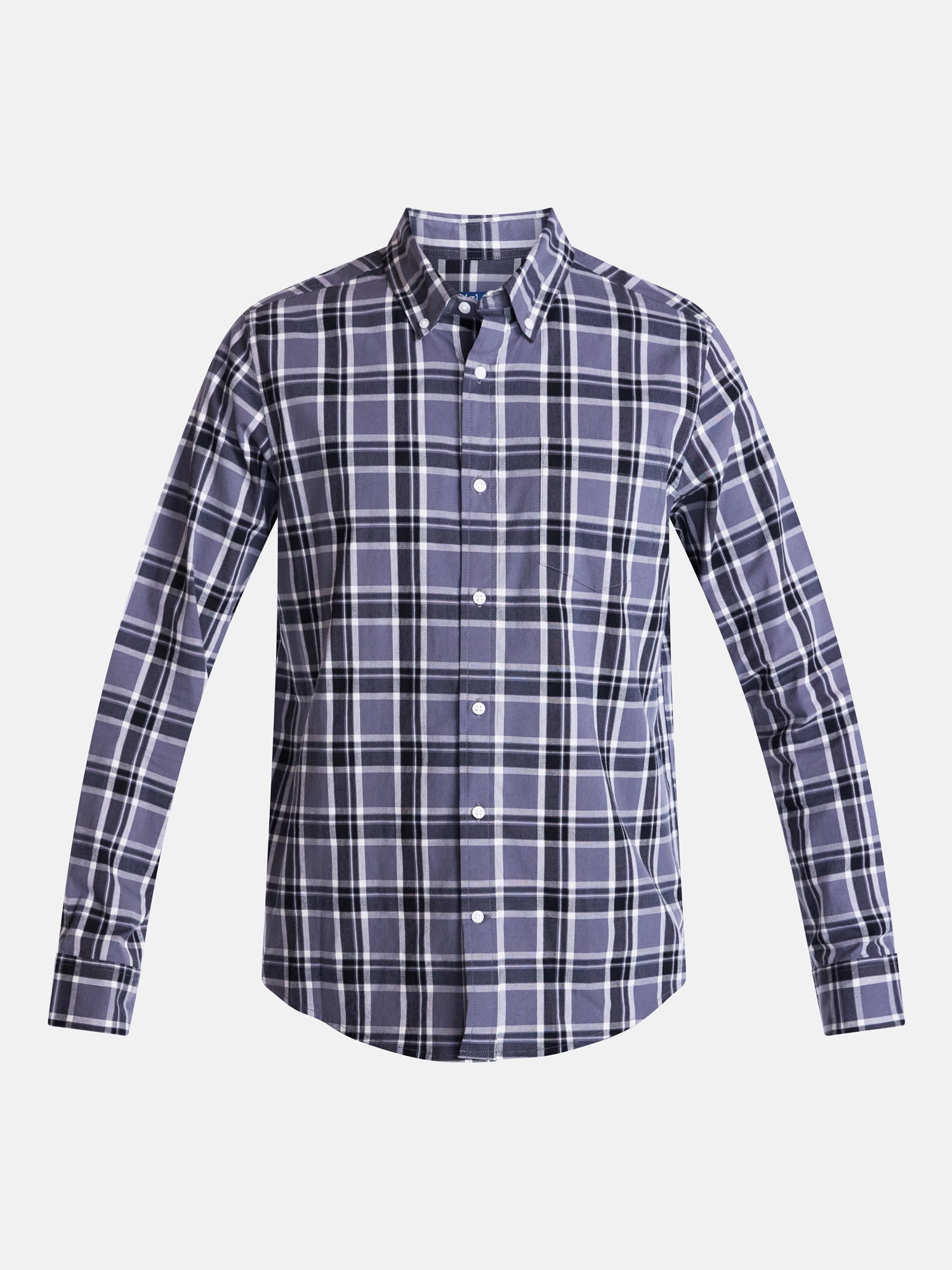 George Men's Poplin Shirt with Long Sleeves, Sizes S-3XL, LT-4XLT, 2XB-6XB