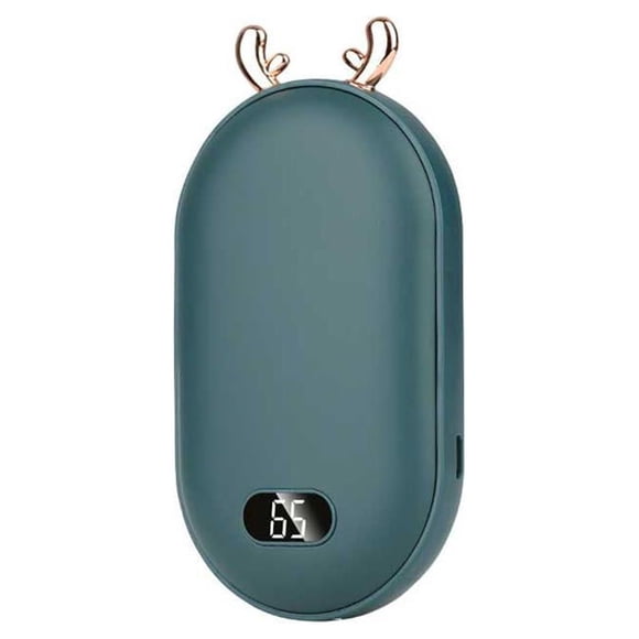 Injueey Calentador de manos eléctrico Recargable Ajustable Calentador de clima frío para el hogar Oficina Escuela Banco de energía móvil Type3 NO3