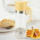 thumbnail image 1 of Dispensador de Miel de Vidrio, Bote de Miel de 350 ml Con Asa, Dineste para Miel Sin Goteo, Dispensador de Jarabe de Arce, ideal para Miel y Jarabe, Evita El Goteo, Destinatario, 1 of 7