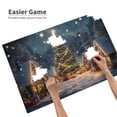 thumbnail image 4 of 1000 PCS Fantasy Christmas Eve - 1000 piece Holiday jigsaw puzzles,Puzzles suitable for entertaining with family during holidays,Collectible Puzzle Featuring Christmas,Wooden Puzzle Game, 4 of 6