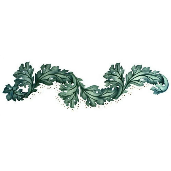 The Mad Stencilist Acanthus Leaves Wall Stencil; TMS303