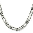 thumbnail image 2 of Finest Gold Sterling Silver Antiqued 7.75 mm Figaro Chain, 2 of 4