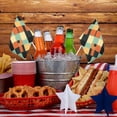 thumbnail image 6 of Handheld Flag Double-Sided Hand Waving Flag 8.2×5.5in Used For Team Activities Or Decoration In Decorative Places Argyle Plaid Lightcoral_3 Six Piece, 6 of 8