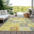 thumbnail image 6 of Addison Rugs Chantille Indoor/Outdoor Transitional Geometric Yellow Washable Rectangle Rug, 2'6" x 3'10", 6 of 6