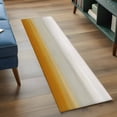 thumbnail image 3 of Burnt Orange Beige Ombre 2'x6' Runner Rugs for Hallway Kitchen Bedside Non Slip Washable, Modern Abstract Art Texture Entryway Rug Runners with Rubber Backing, Long Carpet Runner for Laundry Room, 3 of 8