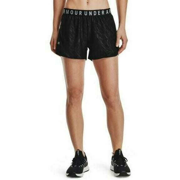 Under Armour Women's Logo Waistband Play Up Shorts Black Size S MSRP $30