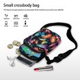 thumbnail image 7 of HELLHERO with Adjustable Strap Shoulder Bags, Polyester Crossbody Bags for Unisex, Butterflies, 7 of 7