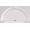 White-light Filtering, variant on Cordless Arch Window Shades Half Circle Light Filtering Cellular Honeycomb Fabric No Drill Blinds Easy Install White 72" W X 36" H