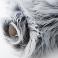 thumbnail image 2 of Soft Fluffy Faux Sheepskin Fur Area Rug, Home Decorative Indoor Floor Mat, Rectangle Black, 3 x 5 Feet, 2 of 2