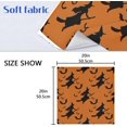 thumbnail image 6 of GZHJMY Holiday Cloth Napkin Halloween Witch Bat Kitchen Dining Table Decor for Cocktail Gathering Party Holiday Wedding Everyday Use 1 Pack 20" × 20", 6 of 6