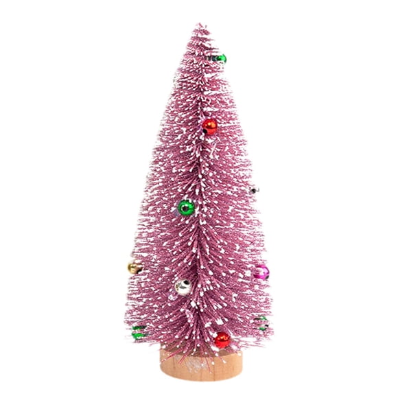 Árbol de Navidad artificial de mesa Mini árbol de Navidad decorativo Navidad Rosa 20cm