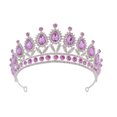thumbnail image 1 of Shisuyan Coiffe de Mariée en Forme de Couronne Alliage de Zinc 1Ensemble 5.9X5.9X2.6In, 1 of 8
