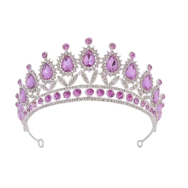 Shisuyan Coiffe de Mariée en Forme de Couronne Alliage de Zinc 1Ensemble 5.9X5.9X2.6In