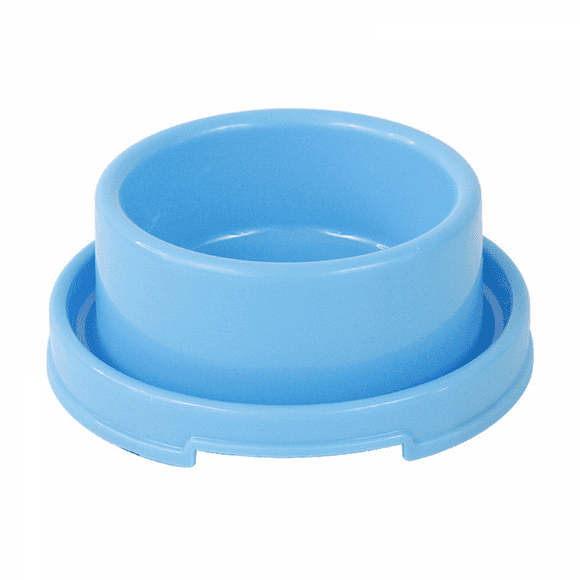 Hongkaii Dog Bowls Pet Cat Puppy Food Bowls Plastic Round No Spill Water Food Feeder Dish Colorful Feeding Eating Bowls CWA420-4233
