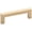 Satin Brass, variant on Emtek 86704US19 4 in. Warwick Center to Center Cabinet Pull, Flat Black