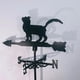thumbnail image 1 of Veleta de hierro para tejado Shamjiam soporte de metal forma de gato, 1 of 7