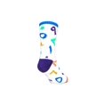 thumbnail image 2 of Chaussettes Chiffres Arabes Chaussettes Chiffres Eid Chaussettes Enfants, 2 of 3