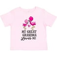 thumbnail image 3 of Inktastic My Great Grandma Loves Me with Two Flamingos Boys or Girls Toddler T-Shirt, 3 of 5
