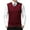 Wine, variant on uikmnh Fall Sweater Mens Fashion Casual Jacquard V Neck Jacquard Bottomed Plaid Shirt Sleeveless Sweater Vest