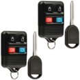 thumbnail image 1 of Mando a distancia de entrada sin llave para llave de coche compatible con Ford Lincoln Mercury Mazda con llave de encendido (CWTWB1U331 GQ43VT11T CWTWB1U345 4-btn) Juego de 2, 1 of 1