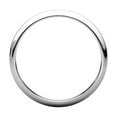 thumbnail image 2 of 14k White Gold 2.5mm Half Round Band Ring - 2.7 Grams - Size 10, 2 of 2
