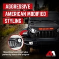 thumbnail image 5 of AMERICAN MODIFIED Demon Grille w/Red Lights for 18-21 Wrangler/Gladiator, 5 of 8