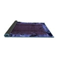 thumbnail image 2 of Ahgly Company Indoor Square Abstract Blue Modern Area Rugs, 4' Square, 2 of 4