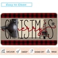 thumbnail image 6 of Merry Christmas Doormat,Christmas Trees Xmas Winter Red Black Buffalo Plaid Indoor Outdoor Outside Entrance Doormat Welcome Door Mat Anti-Slip Rubber Seasonal Holiday Decoration 17x29 Inch, 6 of 6