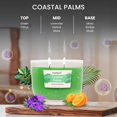thumbnail image 2 of Coastal Palms Odor Eliminating Candles for Home Scented, 2 of 7