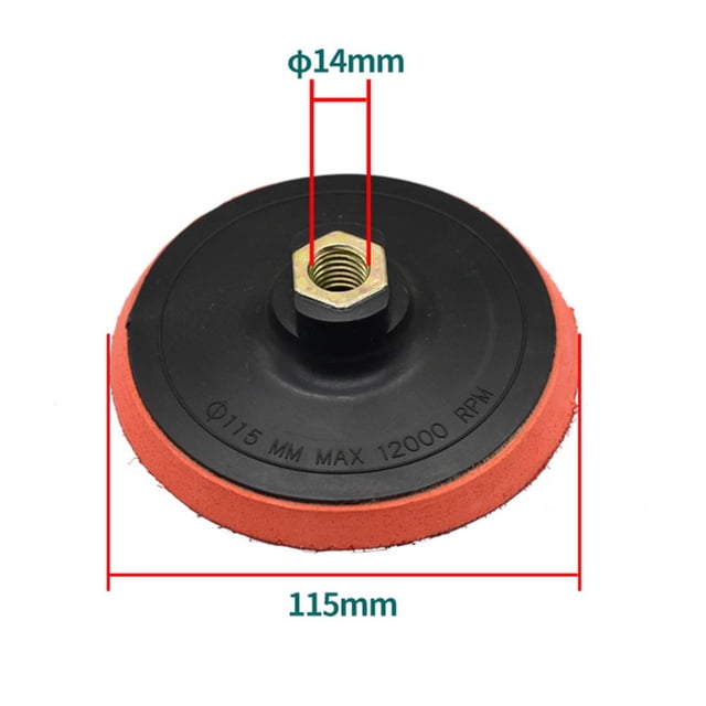 Lefu M14 Sanding Pad Thread Adhesive Polishing Pad For Angle Grinder Polishing Pad