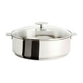 thumbnail image 2 of Cristel Multiply Stainless Steel Sautepan with Glass Lid and Removable Handle, 3.8 Quart, 2 of 3